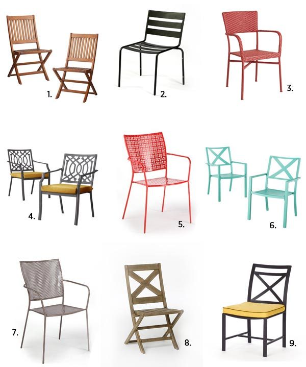 outdoor patio dining chairs
