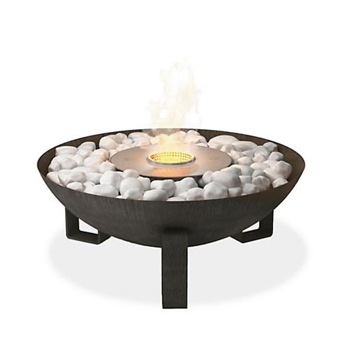 outdoor patio gaz fire bowl