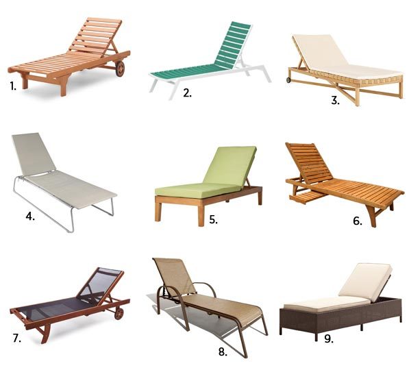 patio outdoor chaise lounge chairs