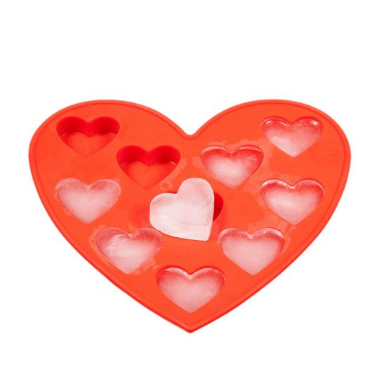valentine day heart ice cube tray