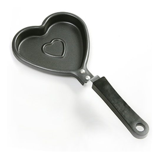 valentine heart shaped skillet