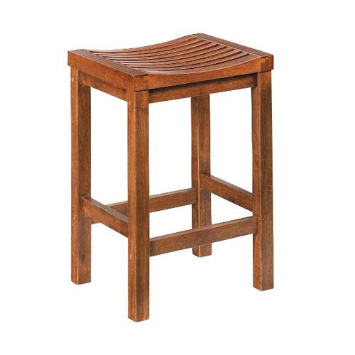 wooden farmhouse stool