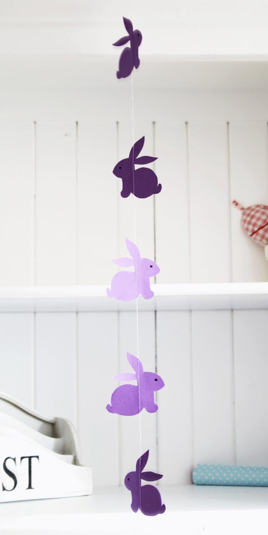 DIY Bunny Garland