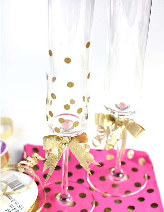 DIY Champagne Flutes