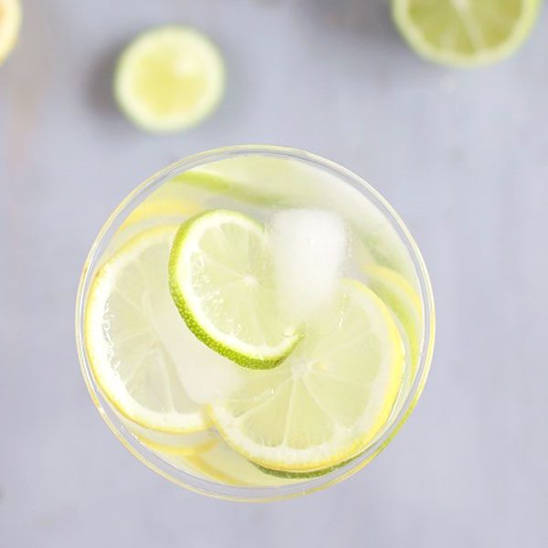 Lemon Vodka Spritzer Cocktail