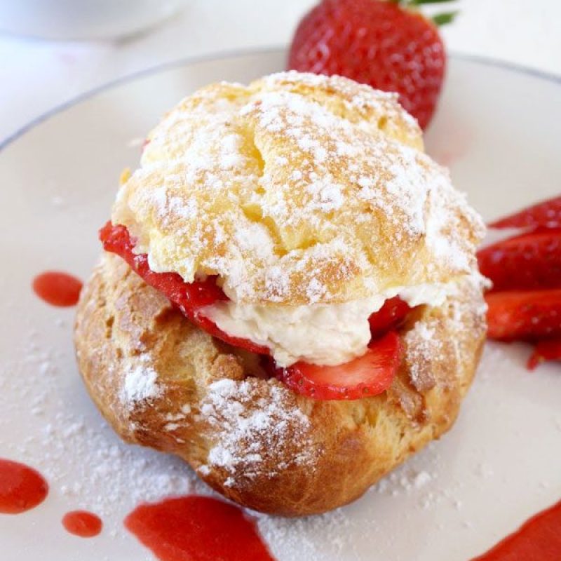 Strawberry Cream Puffs Recipe — Eatwell101