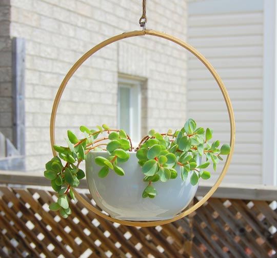 easy hanging planter project
