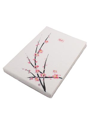 cherry blossom wedding guestbook