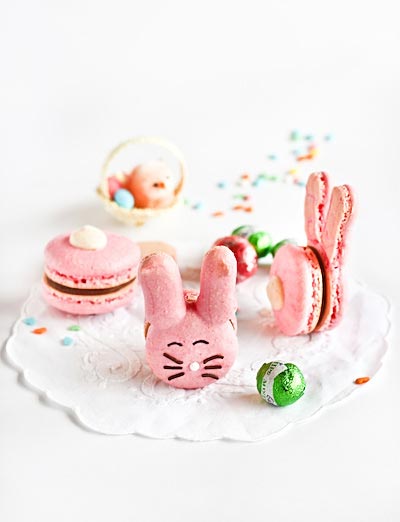 easter bunny macarons recipe