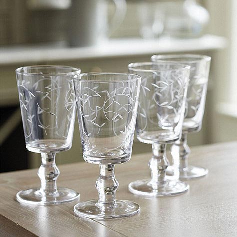easter party glassware