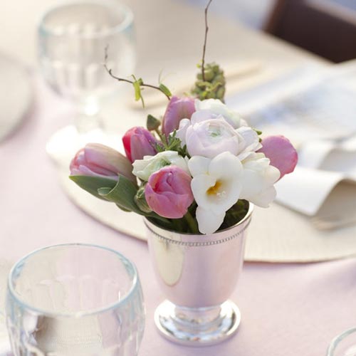 festive spring table decor