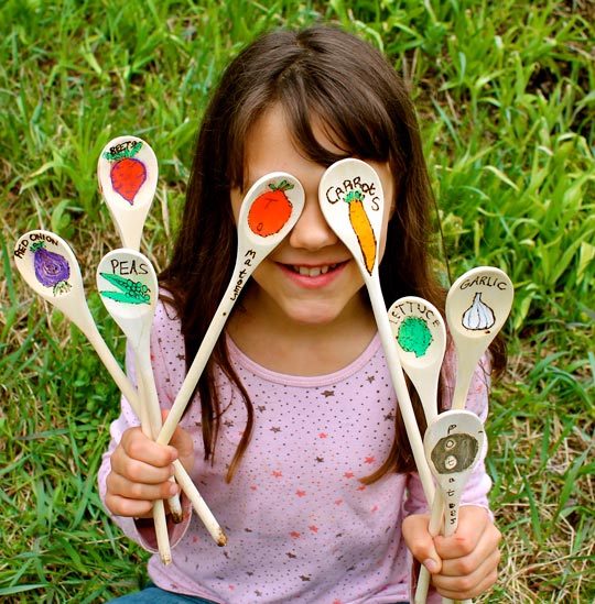 ideas for recycling wooden spoons