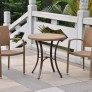 modern rattan bistro set outdoor thumbnail