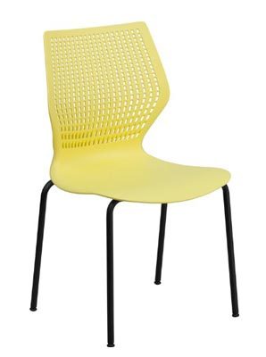 modern yellow dining chair