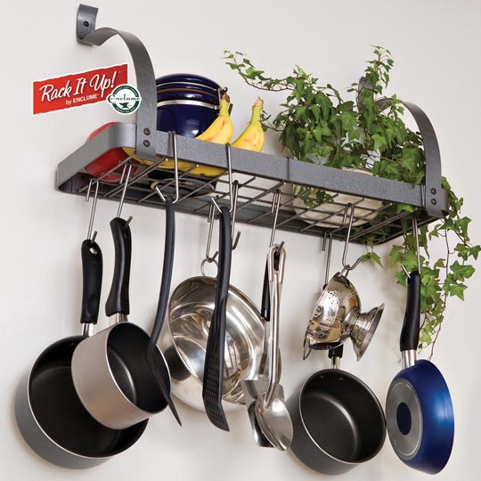 wall hanger pot pan racks