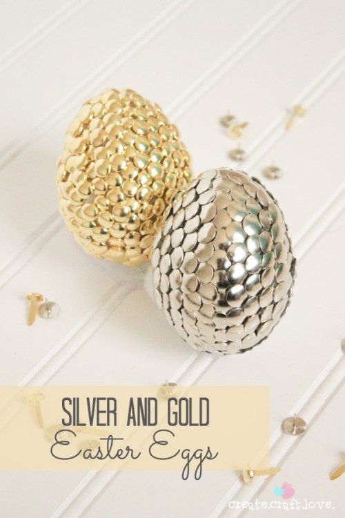 silver-and-gold-easter-eggs