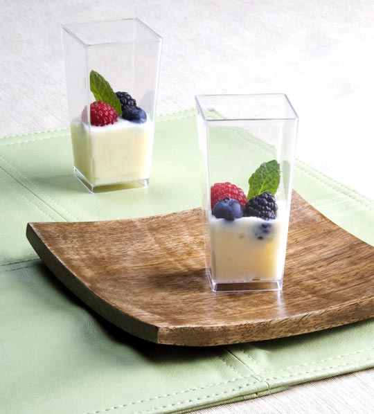 square verrine glass