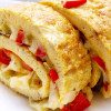 Rolled Omelet With Mozzarella And Bell Pepper thumbnail