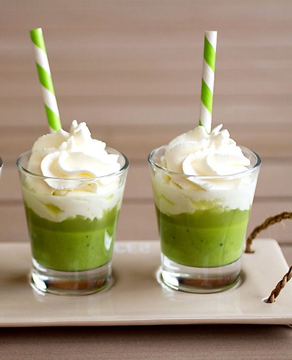 Chilled Green Pea Soup Sippers