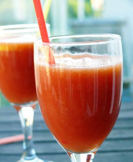 Tomato Juice With Lemon And Orange