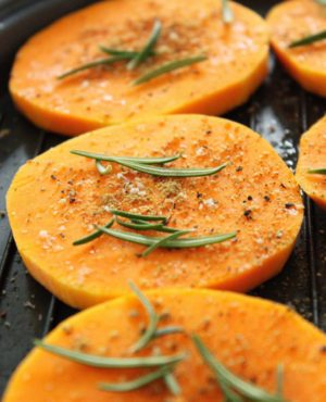Roasted Butternut Squash Slices