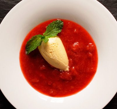 Rhubarb Strawberry Sauce