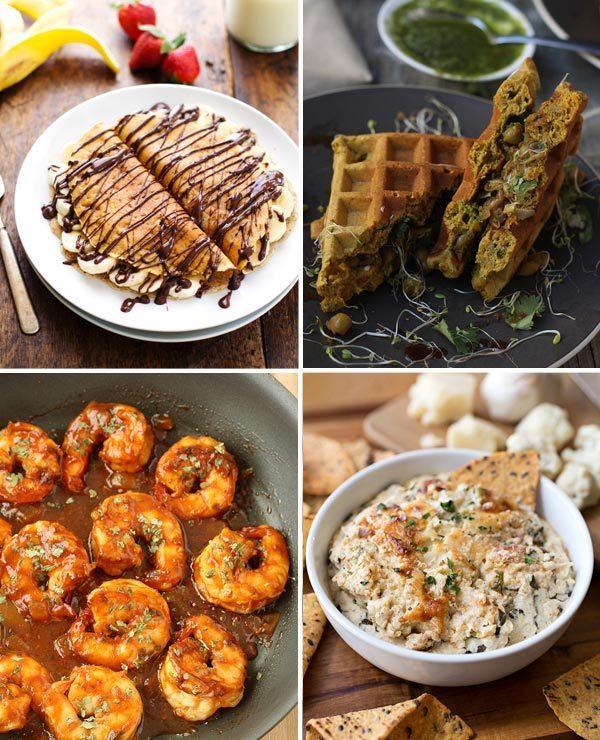 Almond Oat Banana Crepes & Spicy Beer Shrimp