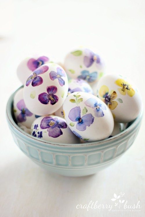 diy easter eggs decor