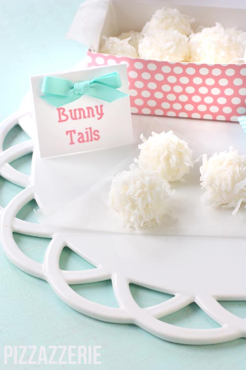 easter bunny tails recipe