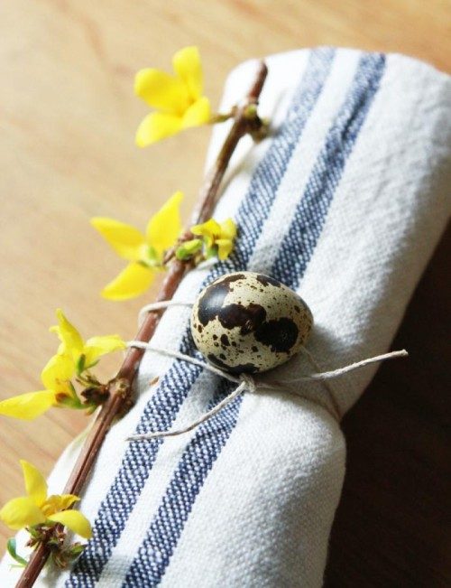 easter egg napkin ring