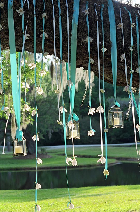 hanging decor ideas for garden party