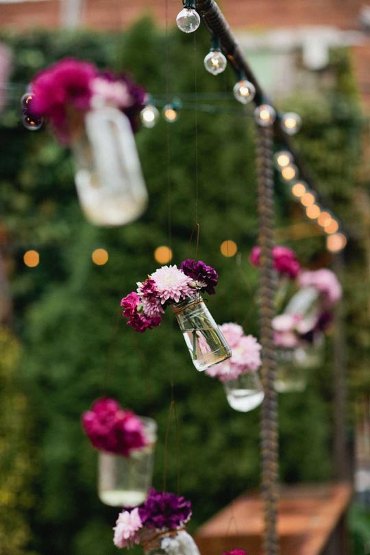 hanging planter decor garden party