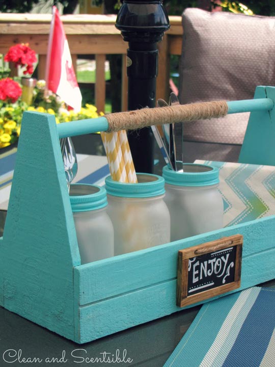 mason jar Picnic Caddy