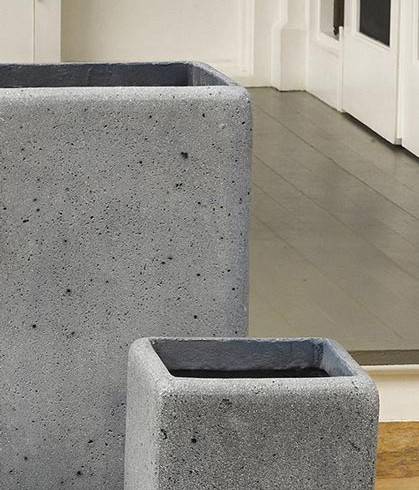 outdoor concrete planters