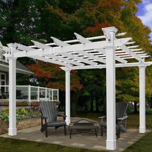 outdoor pergola kit