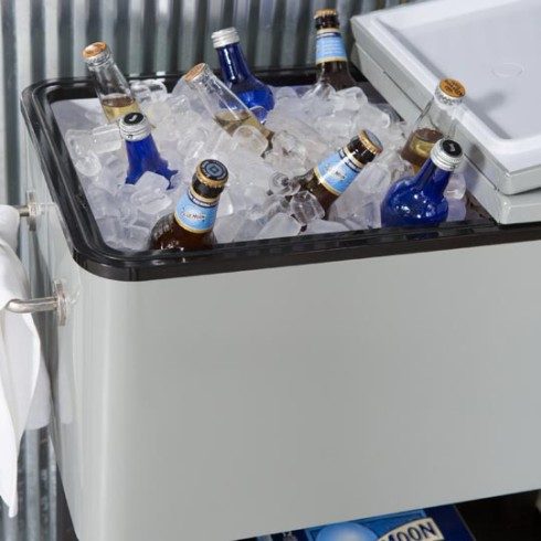 patio cooler cart