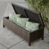 Wicker Storage Bench thumbnail