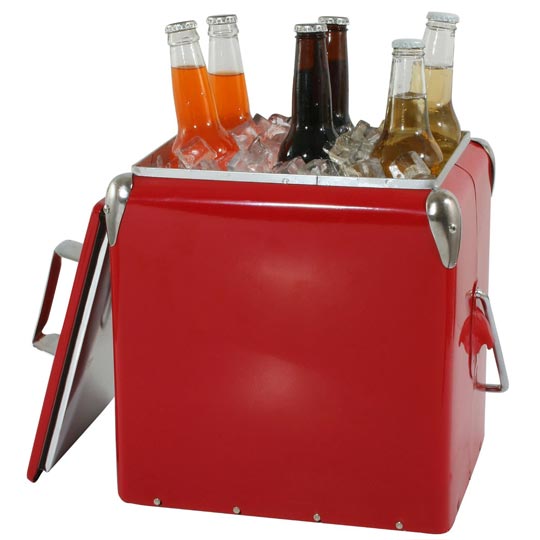 retro picnic cooler