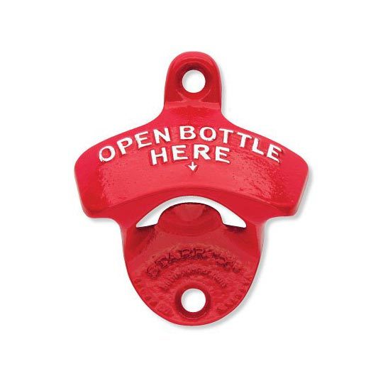 retro red beer bottle opener