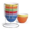 Stackable Multi-Colored Nesting Bowl Set thumbnail