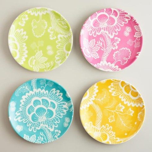spring colors tableware