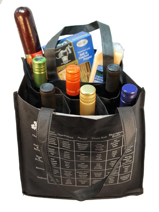 sturdy wine carrier bag