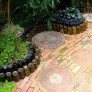 wine bottle garden pathway thumbnail