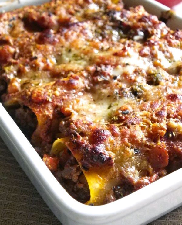 Baked Beef Cannelloni