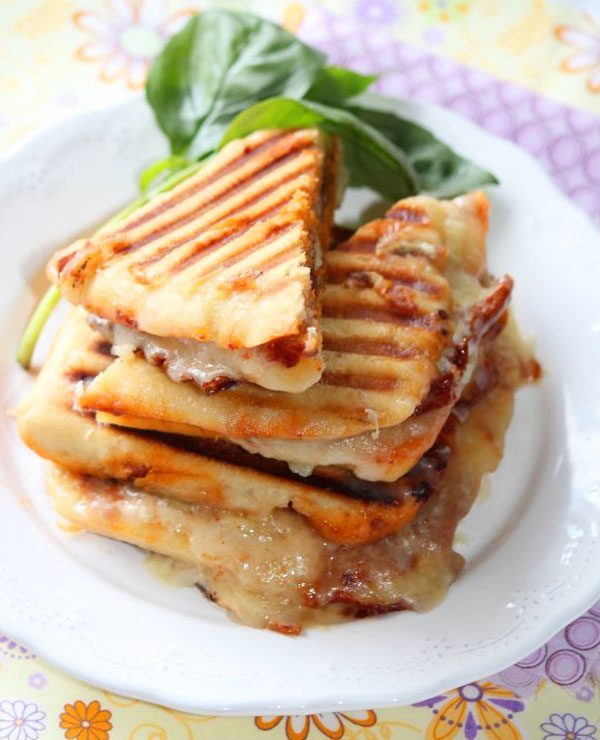Three Cheeses & Tomato Panini