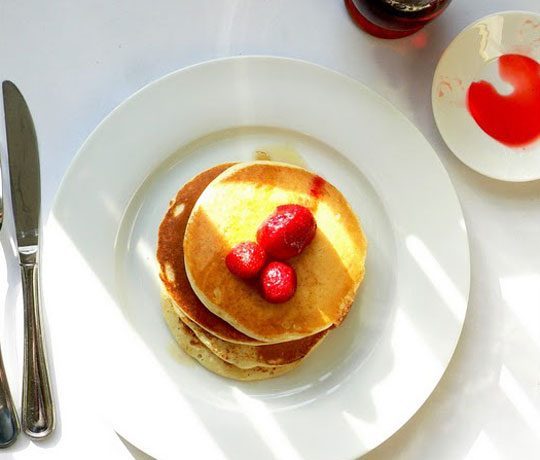 Strawberry Lemon Pancakes