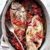 Baked Sea Bream With Olive & Red Pepper thumbnail