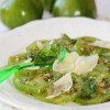 Green Tomato Salad With Pesto & Parmesan thumbnail