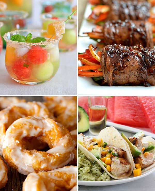 Melon Rumballa & Balsamic Glazed Steak Rolls