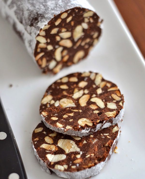 No-Bake Chocolate Salami